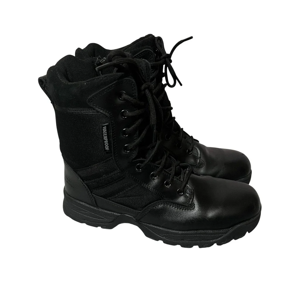 Maelstrom Tac Force 8 Men's Tactical Boots Black Good Waterproof Side Zip Size11